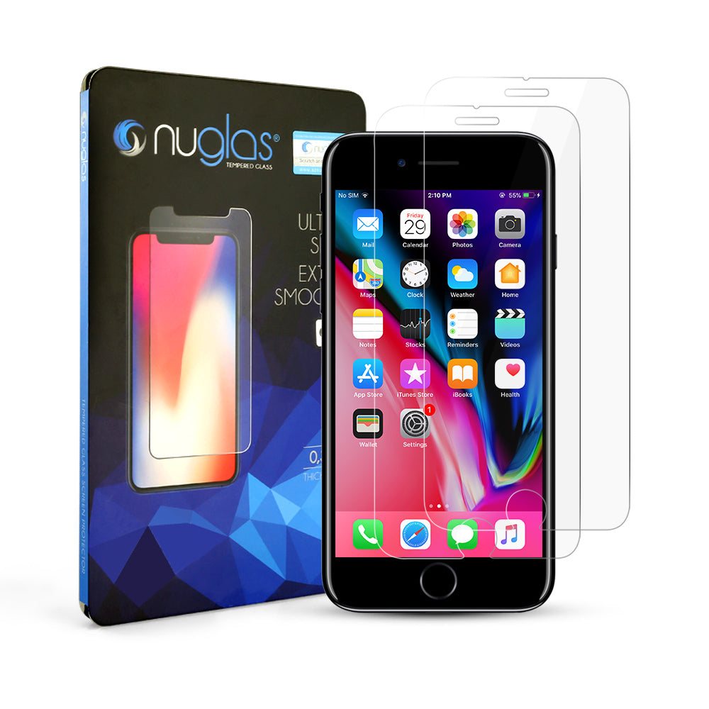 [2 Pack] NUGLAS Tempered Glass Screen Protector For Apple iPhone - Eastlakes Electronics Sydney Australia
