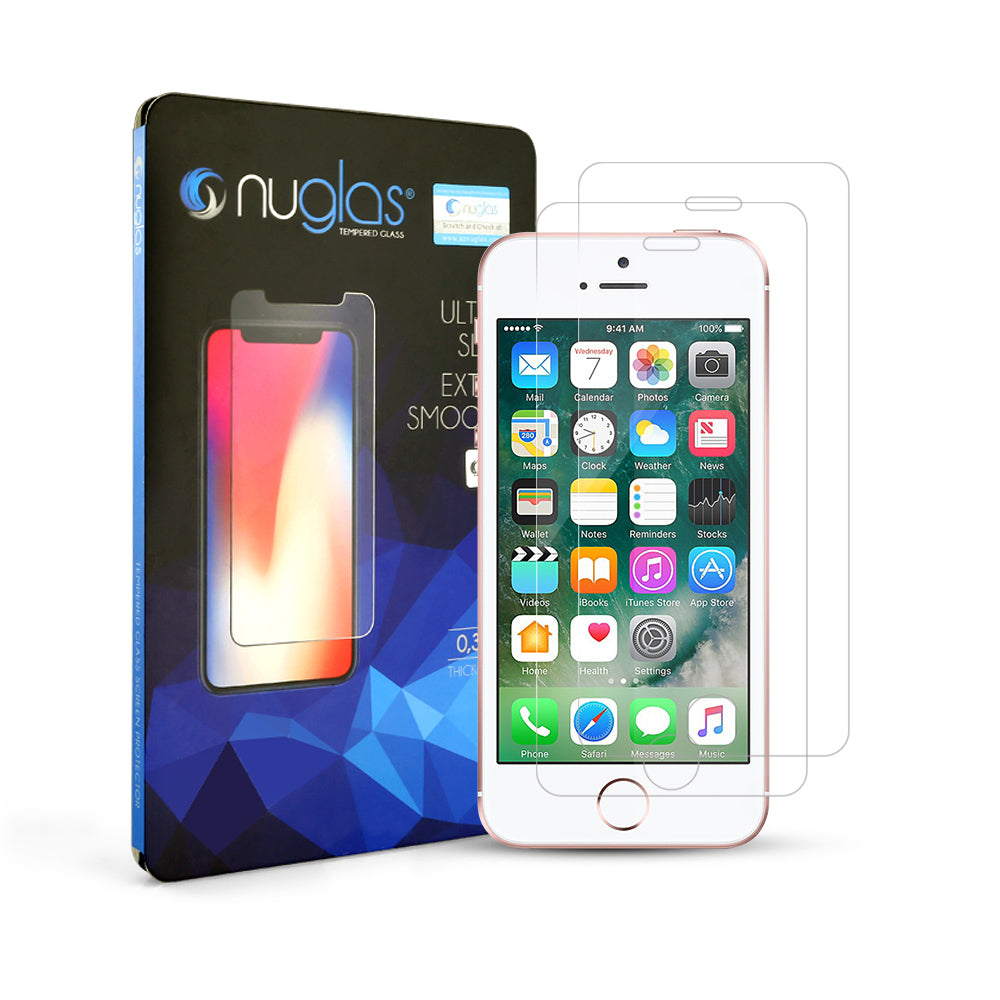 [2 Pack] NUGLAS Tempered Glass Screen Protector For Apple iPhone - Eastlakes Electronics Sydney Australia
