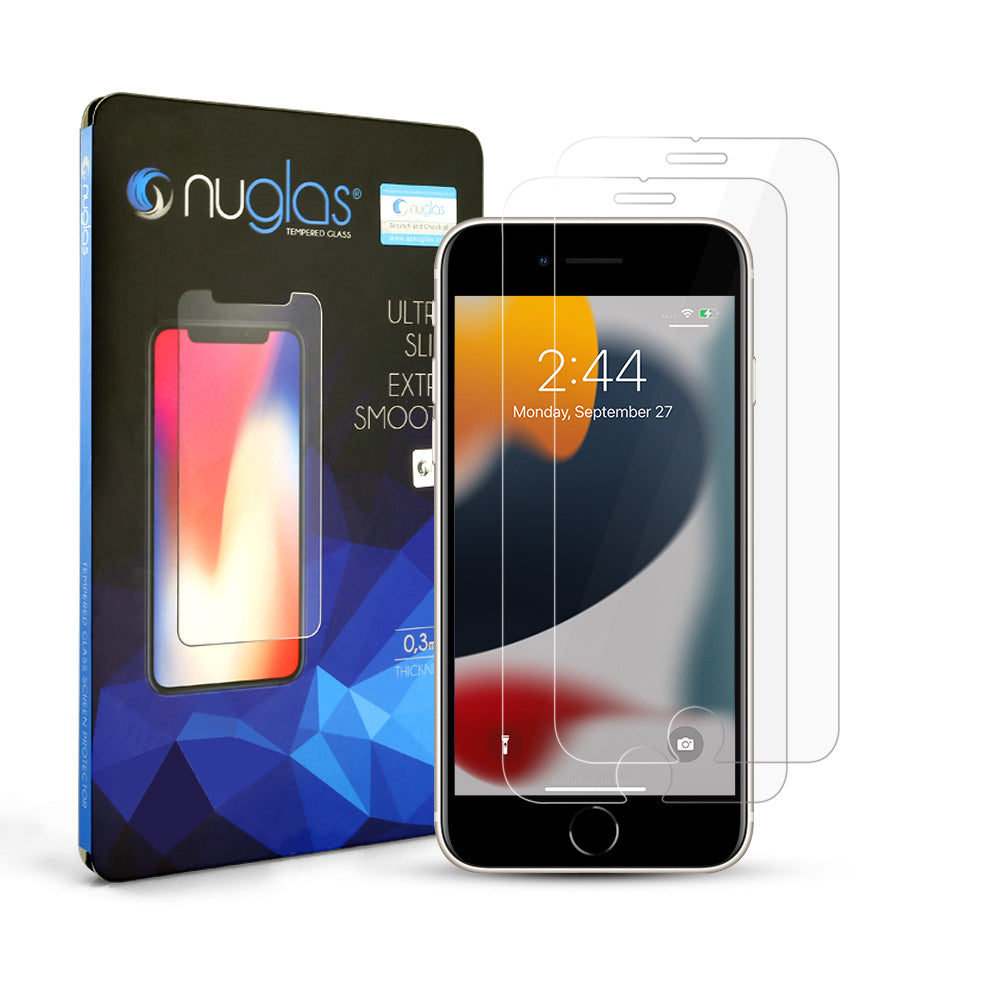 [2 Pack] NUGLAS Tempered Glass Screen Protector For Apple iPhone - Eastlakes Electronics Sydney Australia