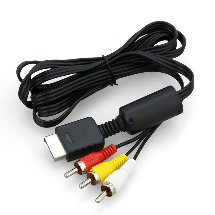 1.8M TV AV RCA Audio & Video Cable for Sony Playstation PS1 PS2 PS3