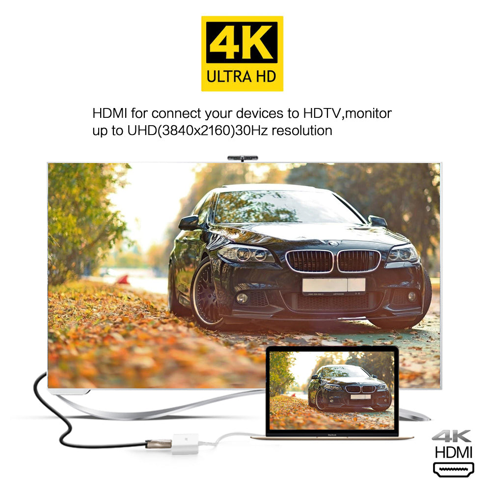 USB-C Extension Hub To HDMI USB-C USB 3.0