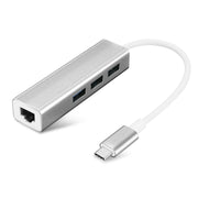 4-in1 Type-C with RJ45 Ethernet Extension Hub - Eastlakes Electronics