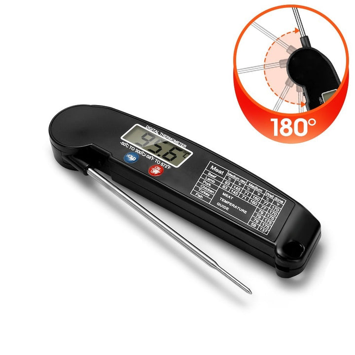 Folding Digital Kitchen Food Probe Thermometer - Eastlakes Electronics
