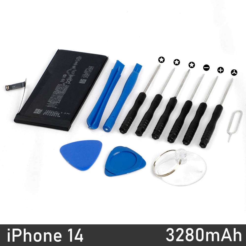 Apple iPhone Repair/ Replacement Battery with Tools Kit for iPhone 15 14 13 12 11 XS Max Pro Max Plus