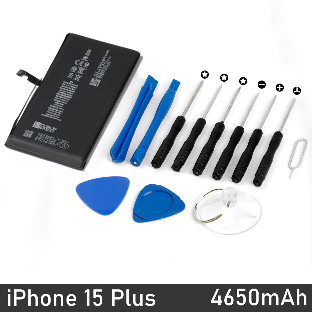 Apple iPhone Repair/ Replacement Battery with Tools Kit for iPhone 15 14 13 12 11 XS Max Pro Max Plus