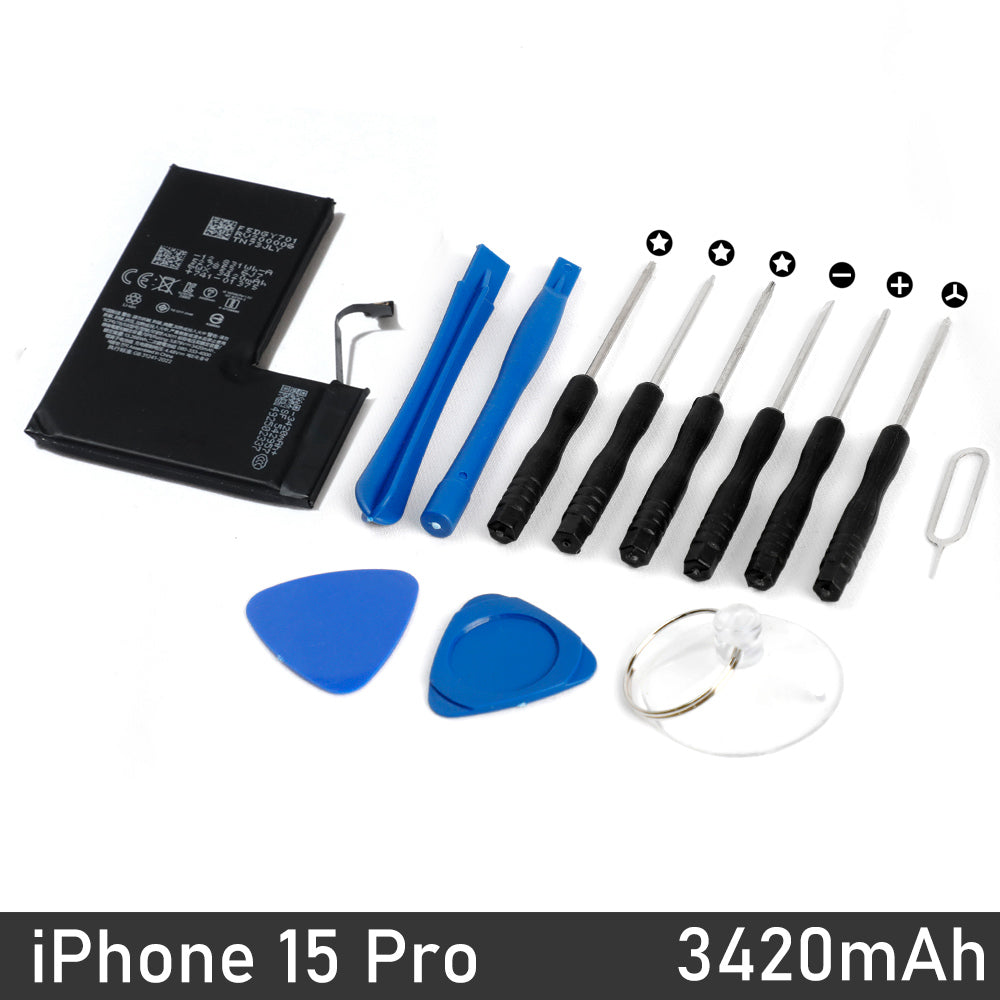 Apple iPhone Repair/ Replacement Battery with Tools Kit for iPhone 15 14 13 12 11 XS Max Pro Max Plus