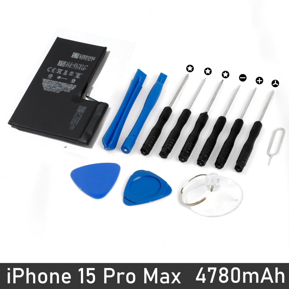 Apple iPhone Repair/ Replacement Battery with Tools Kit for iPhone 15 14 13 12 11 XS Max Pro Max Plus