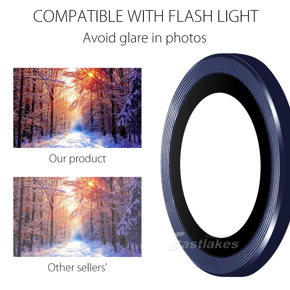 Apple iPhone 15 Series Metal Camera Lens Set Tempered Glass Protector - Eastlakes Electronics