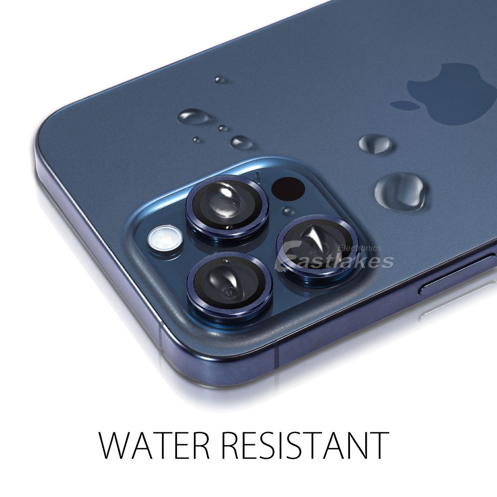 Apple iPhone 15 Series Metal Camera Lens Set Tempered Glass Protector - Eastlakes Electronics