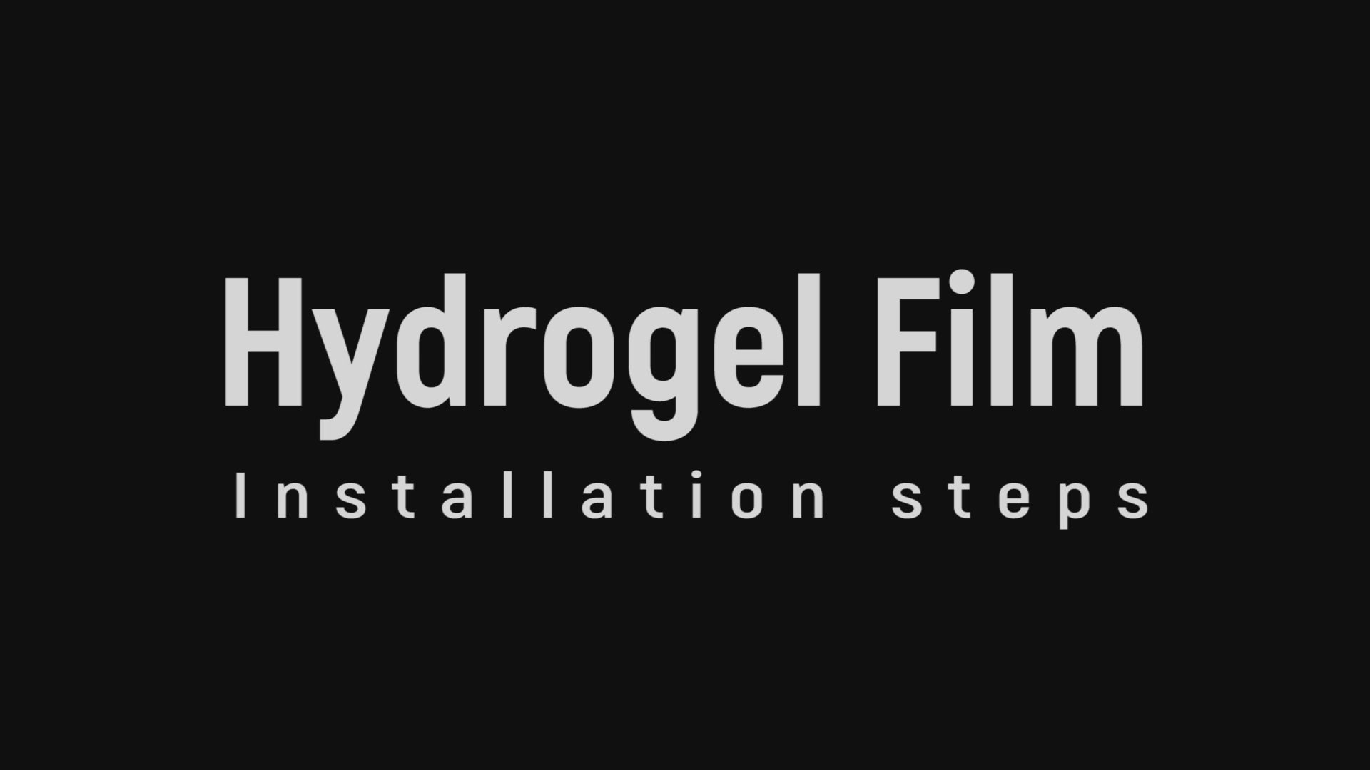 Load video: Samsung Galaxy A Series Hydrogel Screen Protector Film