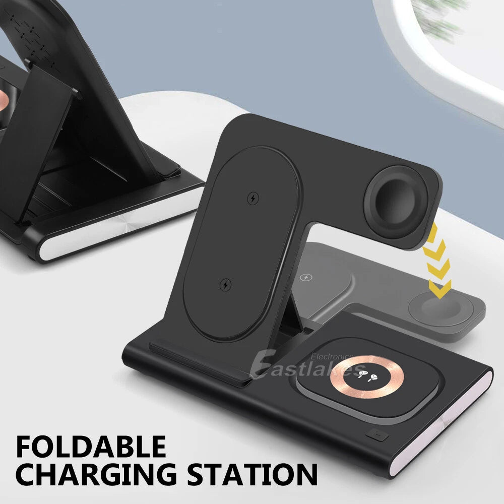 3-in-1 Wireless Charger Dock Charging Station For Samsung Galaxy