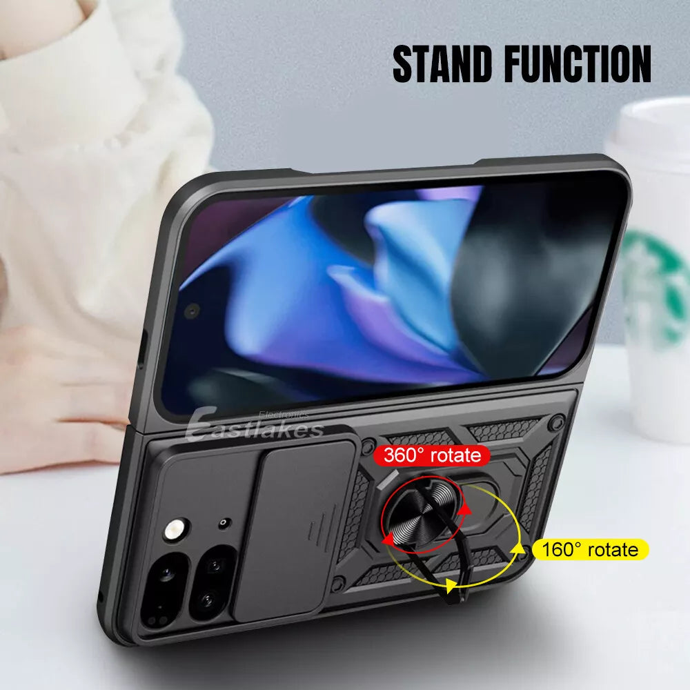 Google Pixel 9 Pro Fold Shockproof Ring Holder Case