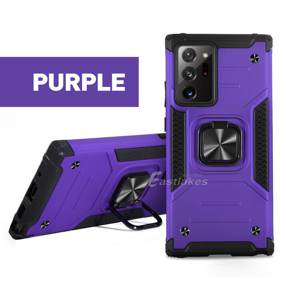 Samsung Galaxy Magnetic Ring Holder Phone Case S26 S25 S24 S23 S22 S20 Plus + Note Ultra