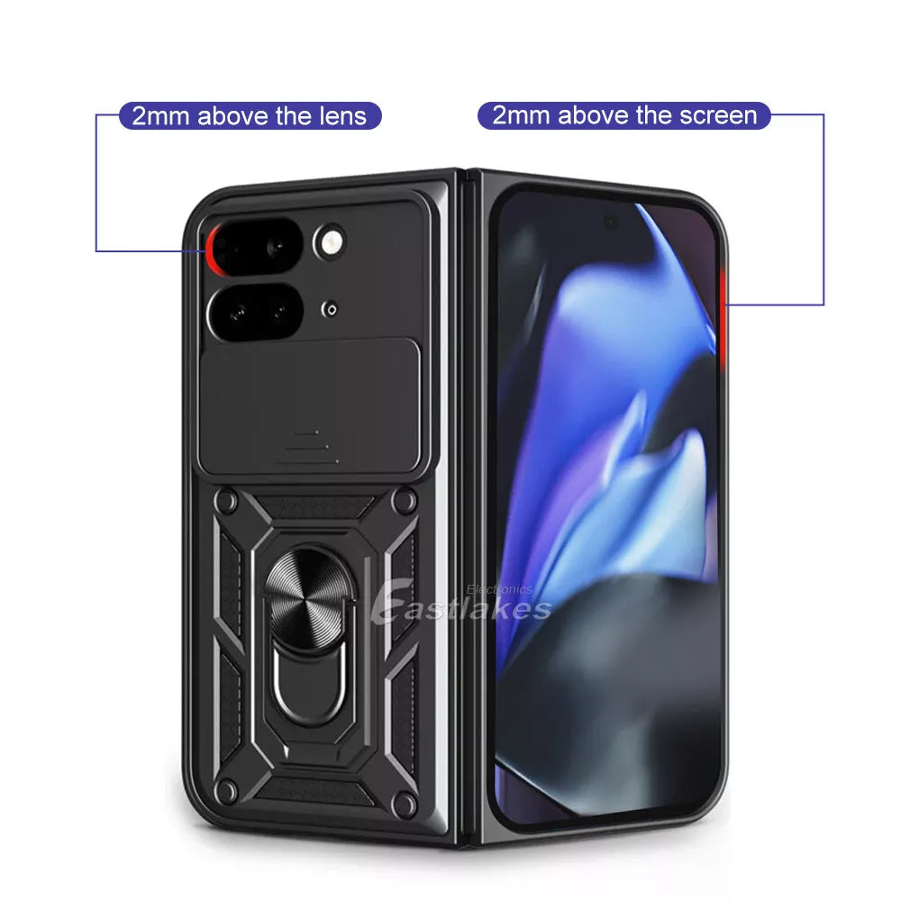 Google Pixel 9 Pro Fold Shockproof Ring Holder Case