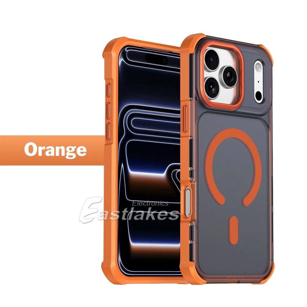 iPhone 15 16 17 Pro max Magsafe Magnetic Armor Case
