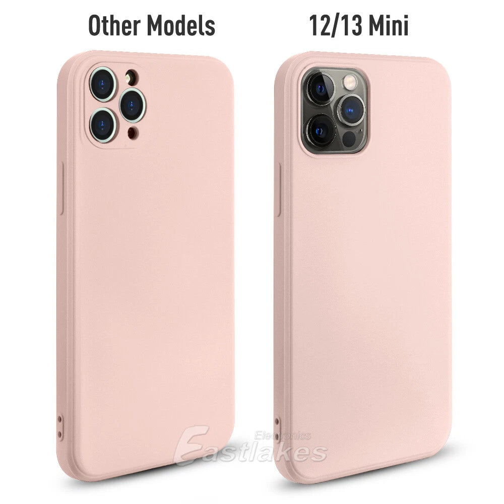 Silicone Case For Apple iPhone 17 Pro Max Air Camera Protection Light Pink