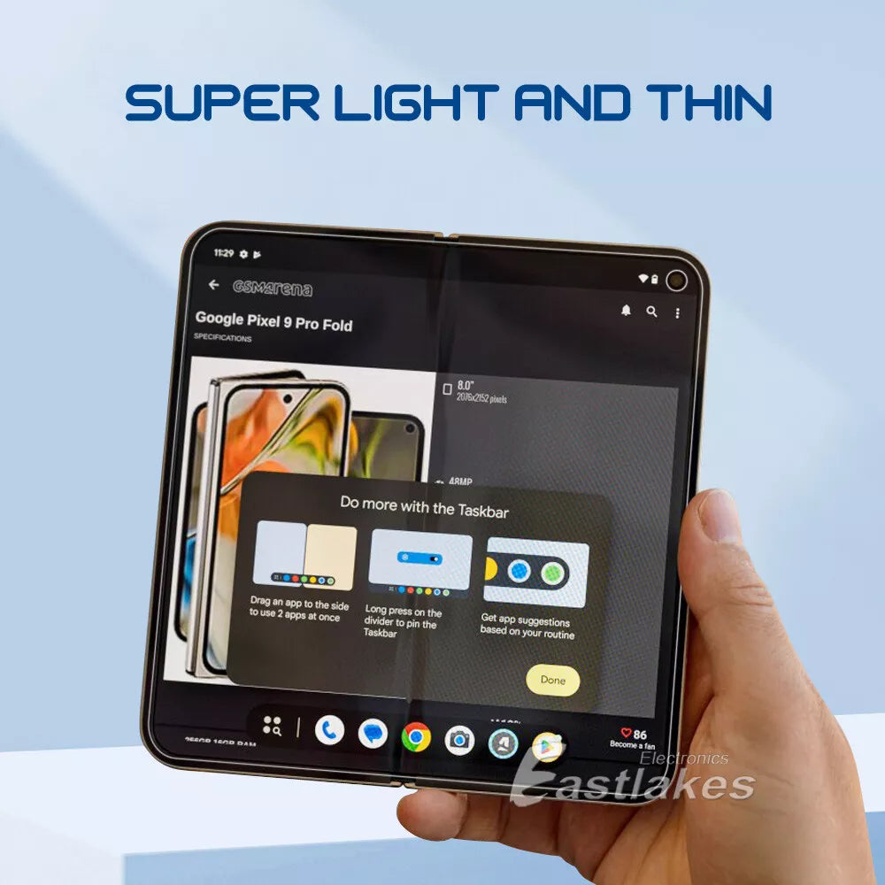 Google Pixel 9 Pro Fold Front and Back Hydrogel Screen Protector Film