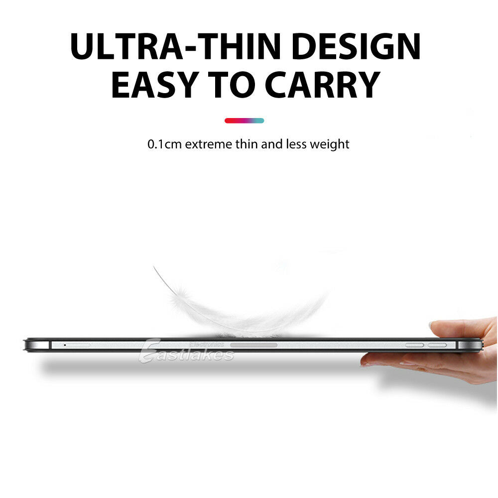 Leather TriFold Smart Stand Cover for iPad Air Pro 10.2 10.5 11 - Eastlakes Electronics