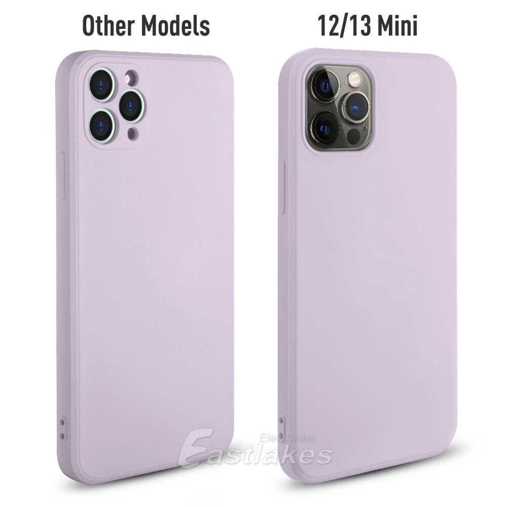 Silicone Case For Apple iPhone 17 Pro Max Air Camera Protection Light Lavender Purple