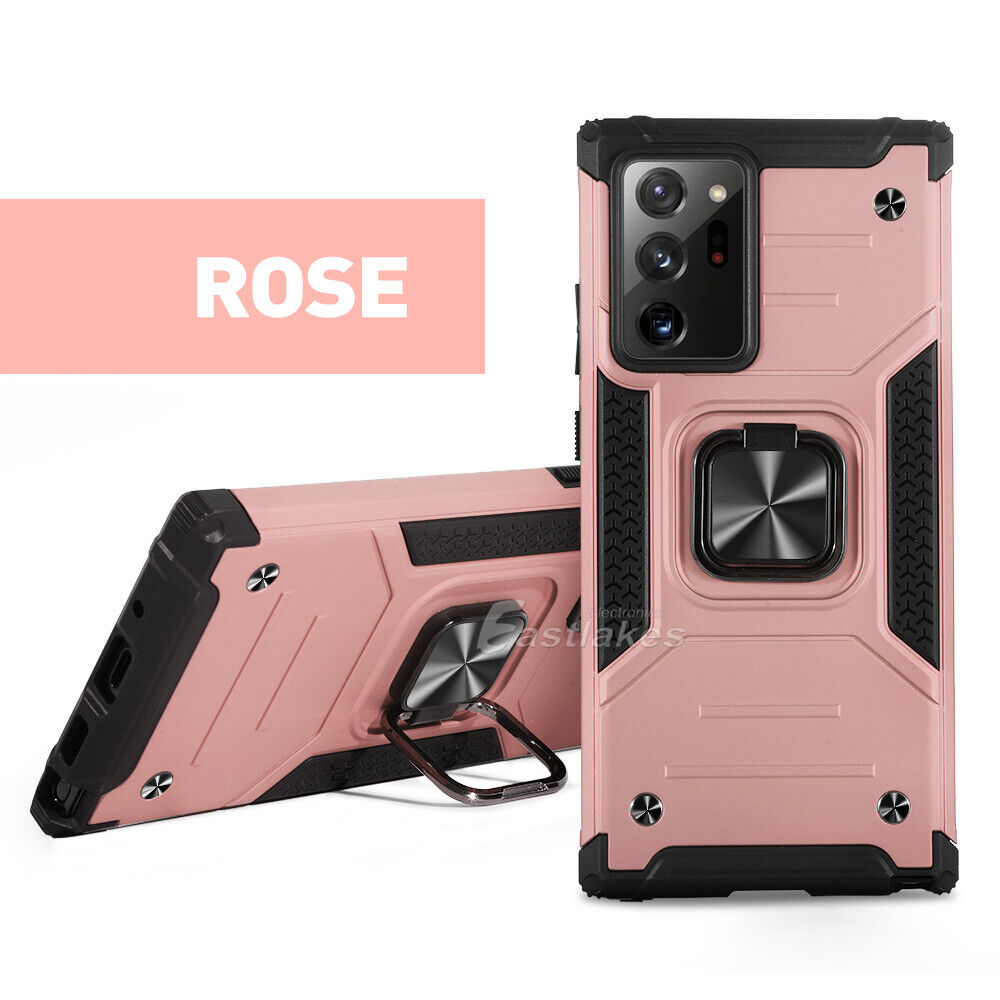 Samsung Galaxy Magnetic Ring Holder Phone Case S26 S25 S24 S23 S22 S20 Plus + Note Ultra