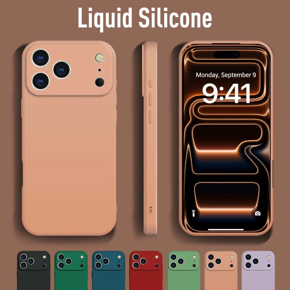 Silicone Case For Apple iPhone 17 Pro Max Air