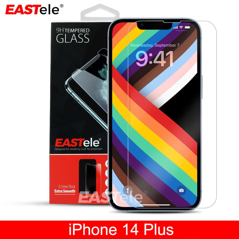 [2 Pack] Eastele iPhone Tempered Glass Screen Protector Gold Label - Eastlakes Electronics