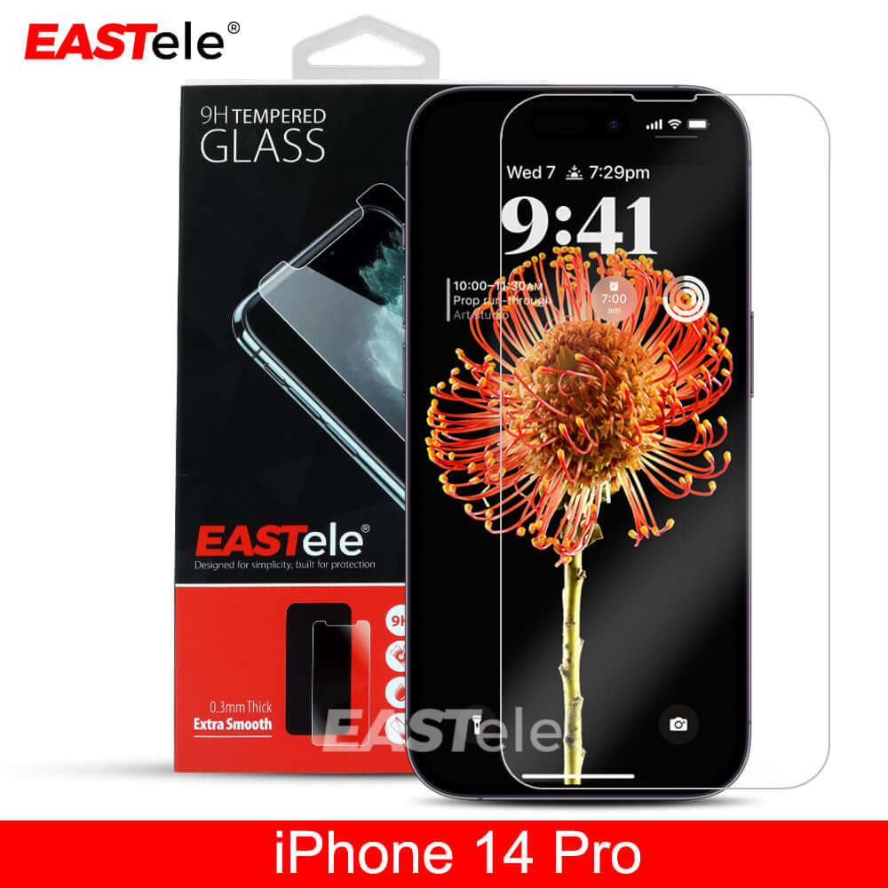 [2 Pack] Eastele iPhone Tempered Glass Screen Protector Gold Label - Eastlakes Electronics