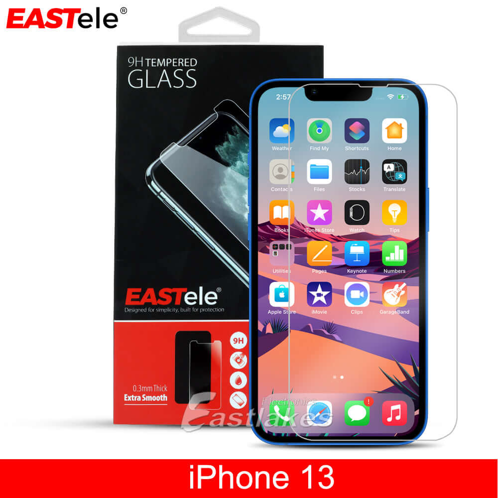 [2 Pack] Eastele iPhone Tempered Glass Screen Protector Gold Label - Eastlakes Electronics