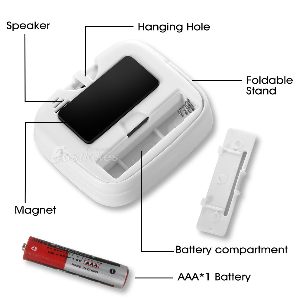 Magnetic Digital LED Kitchen Cooking Timer - Eastlakes Electronics