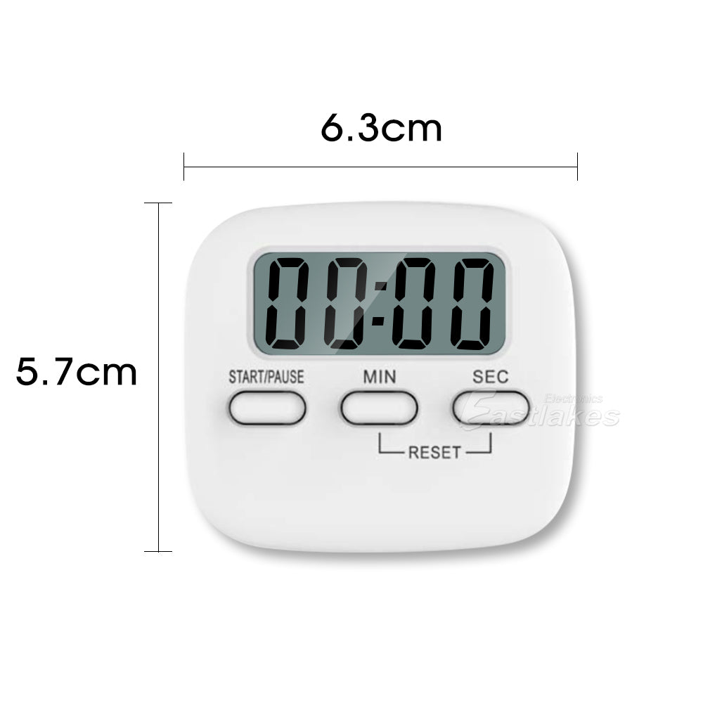 Magnetic Digital LED Kitchen Cooking Timer - Eastlakes Electronics