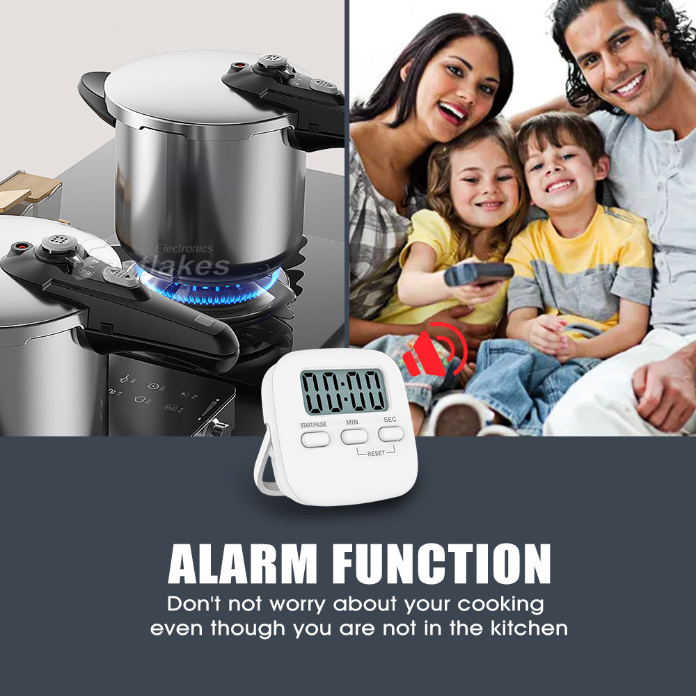Magnetic Digital LED Kitchen Cooking Timer - Eastlakes Electronics