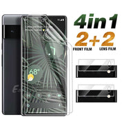 [4-in-1] Hydrogel + Lens Protector Kit for Google Pixel 6 - Eastlakes Electronics