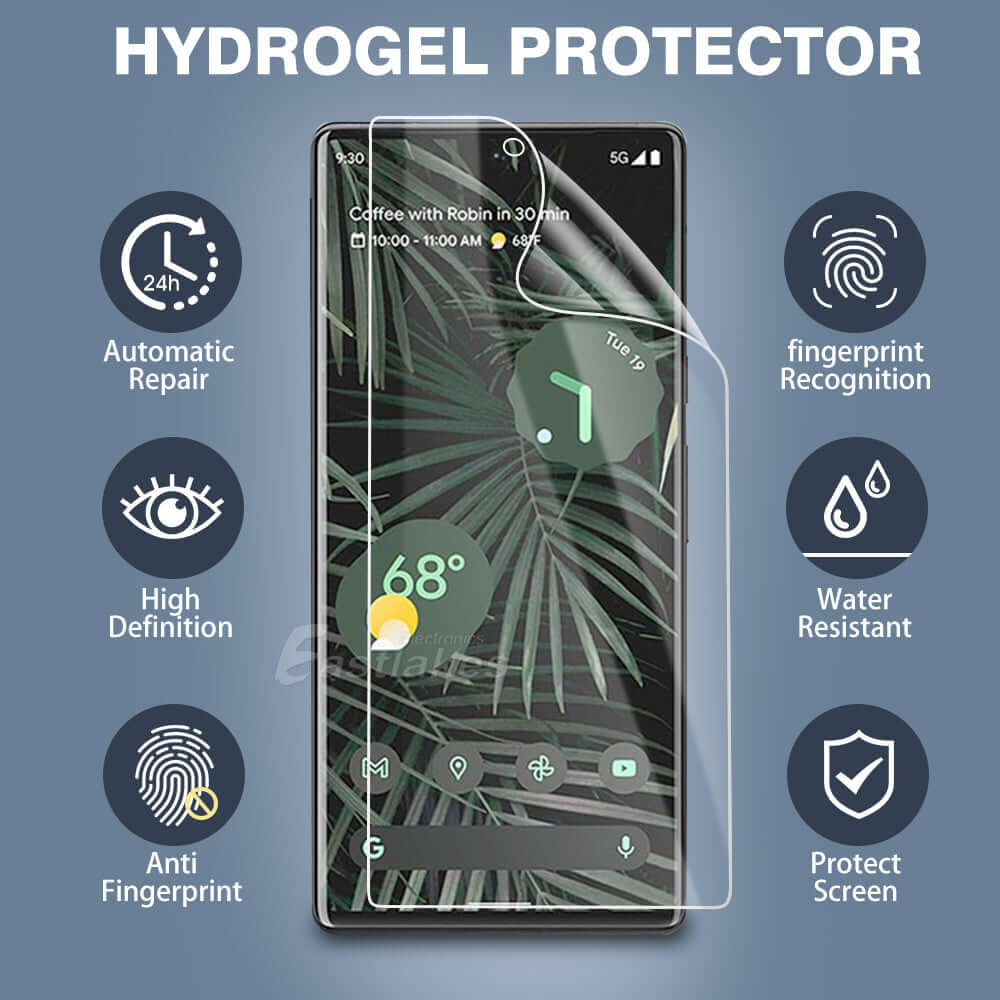 [4-in-1] Hydrogel + Lens Protector Kit for Google Pixel 6 - Eastlakes Electronics