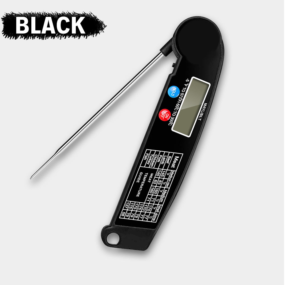 Foldable Digital Kitchen Food Probe Thermometer - Eastlakes Electronics