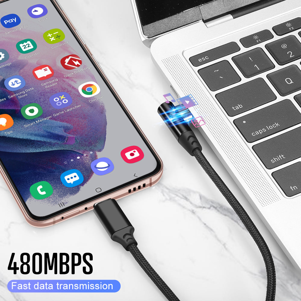 1M Black USB Type C to USB Type C