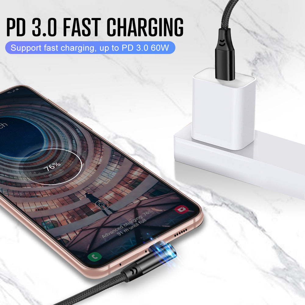 1M Black USB Type C to USB Type C