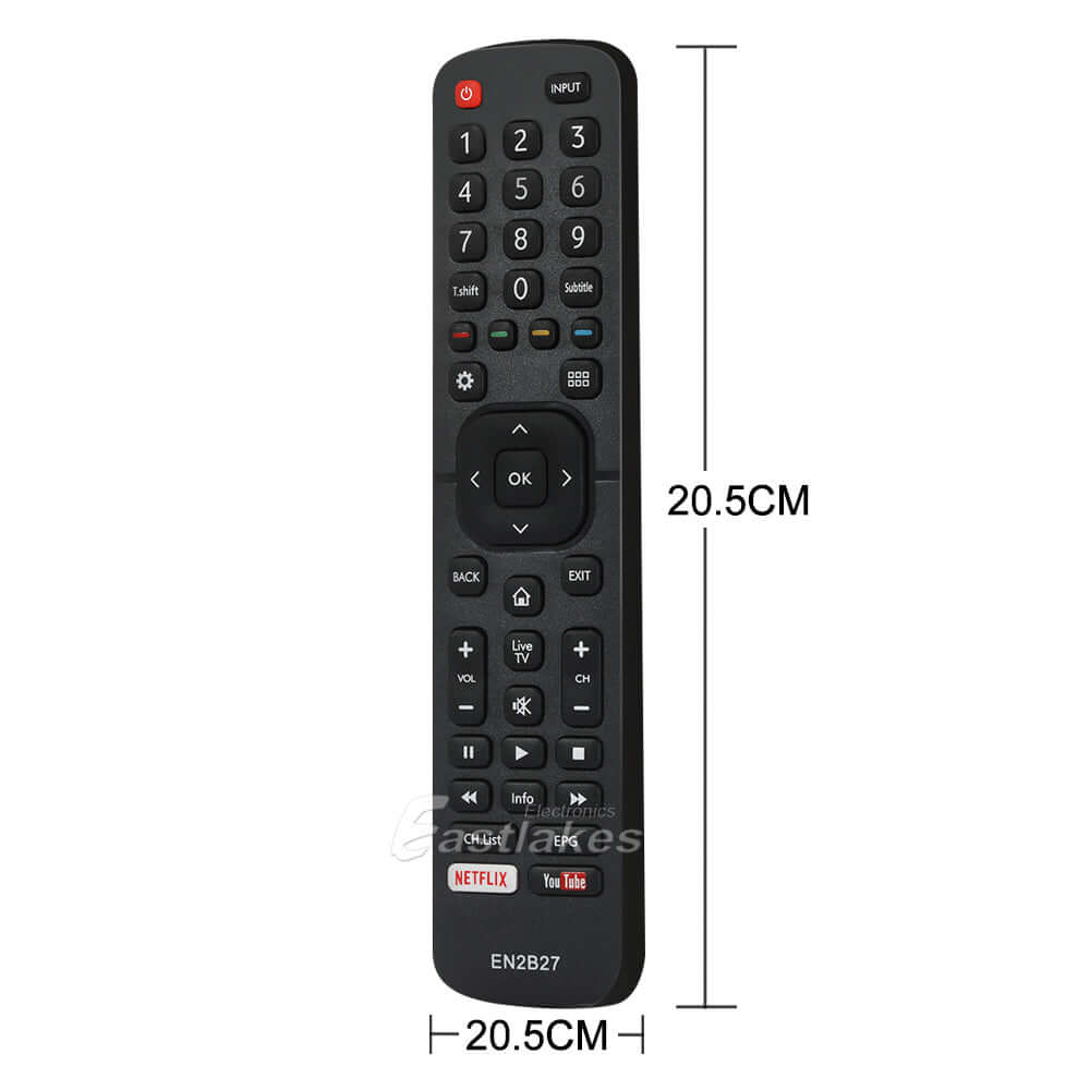 EN2B27 TV Remote Control For HISENSE EN-2B27 Replacement LCD HDTV Smart TV