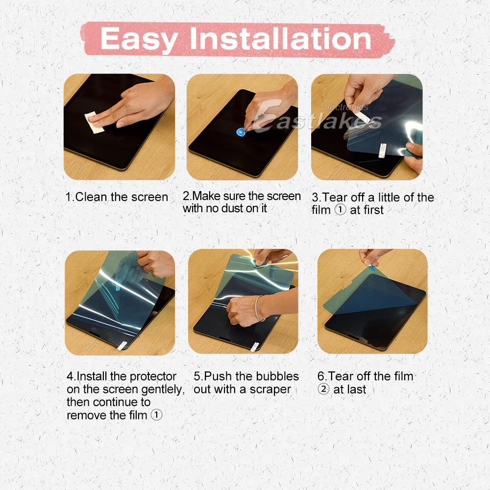 Paper-Like Screen Protector For Apple iPad - Eastlakes Electronics