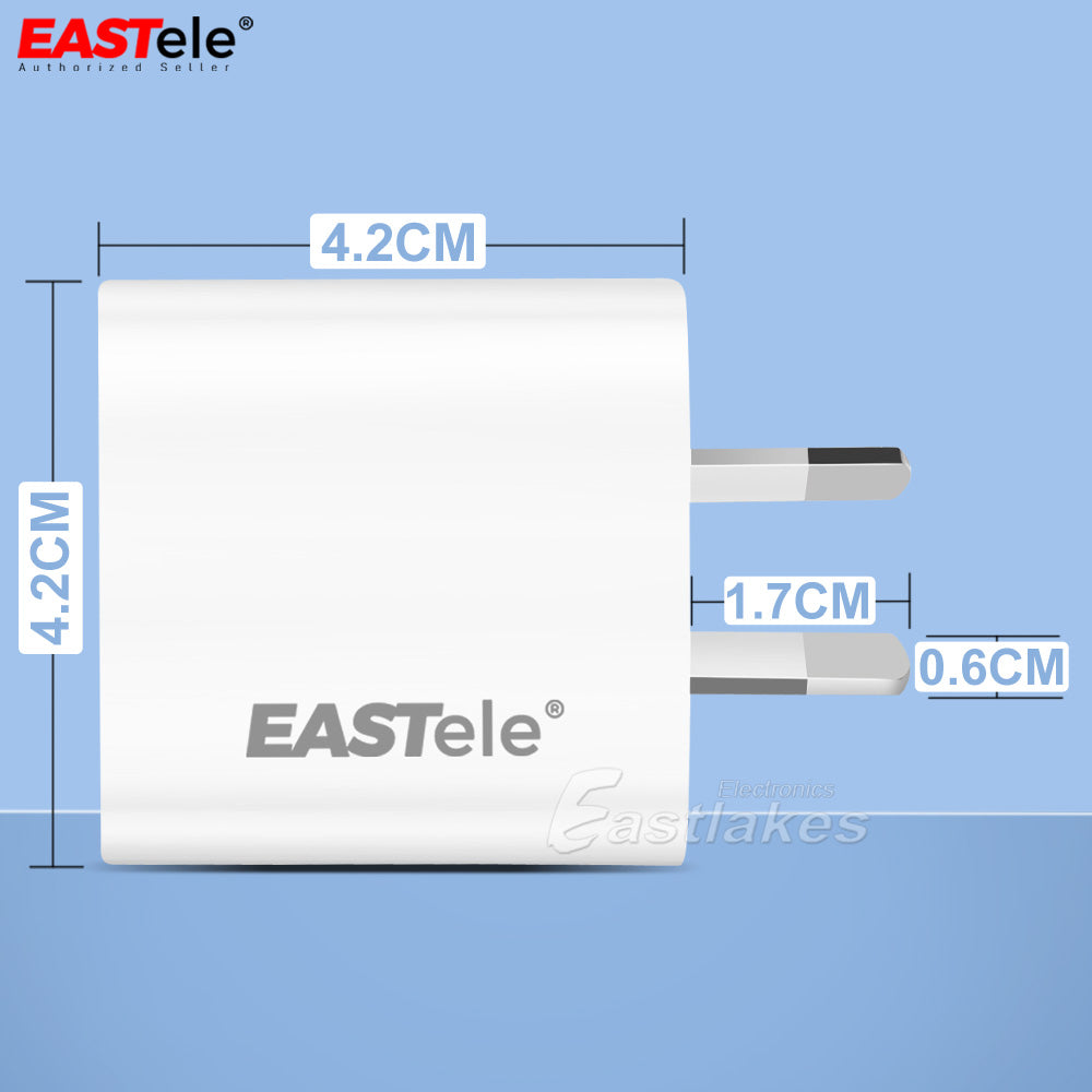 EASTele® USB+Type-C Fast Charging Wall Charger AC Power Adapter QC3.0 + PD3.0 - Eastlakes Electronics