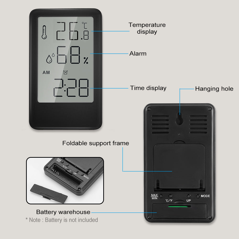 Digital Humidity Hygrometer Thermometer - Eastlakes Electronics
