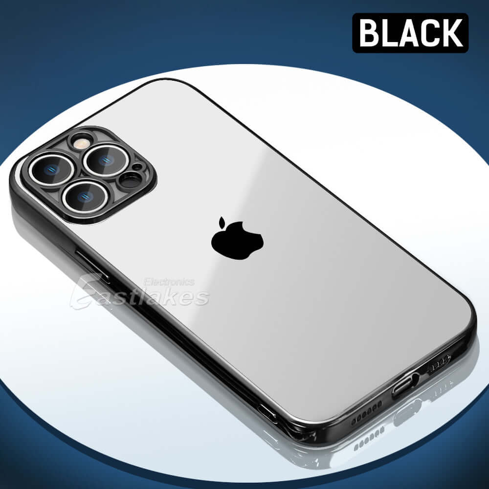 Metallic Bumper Silicone Case For Apple iPhone 14 13 11 Pro Max - Eastlakes Electronics