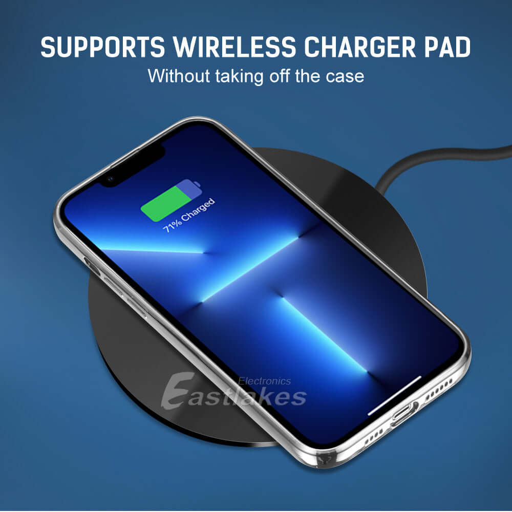 Metallic Bumper Silicone Case For Apple iPhone 14 13 11 Pro Max - Eastlakes Electronics