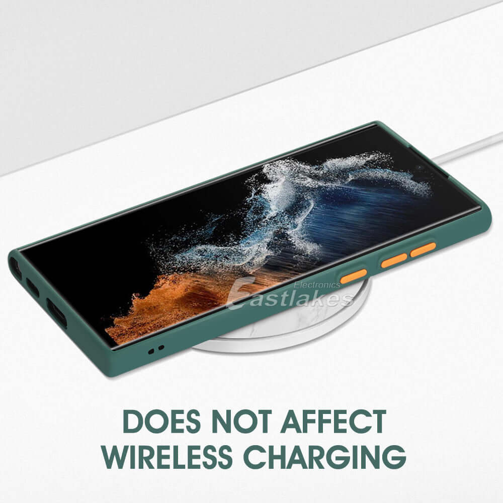 Shockproof Armor Matte Back Case Cover For Samsung Galaxy S22 S21 S20 S10 - Eastlakes Electronics