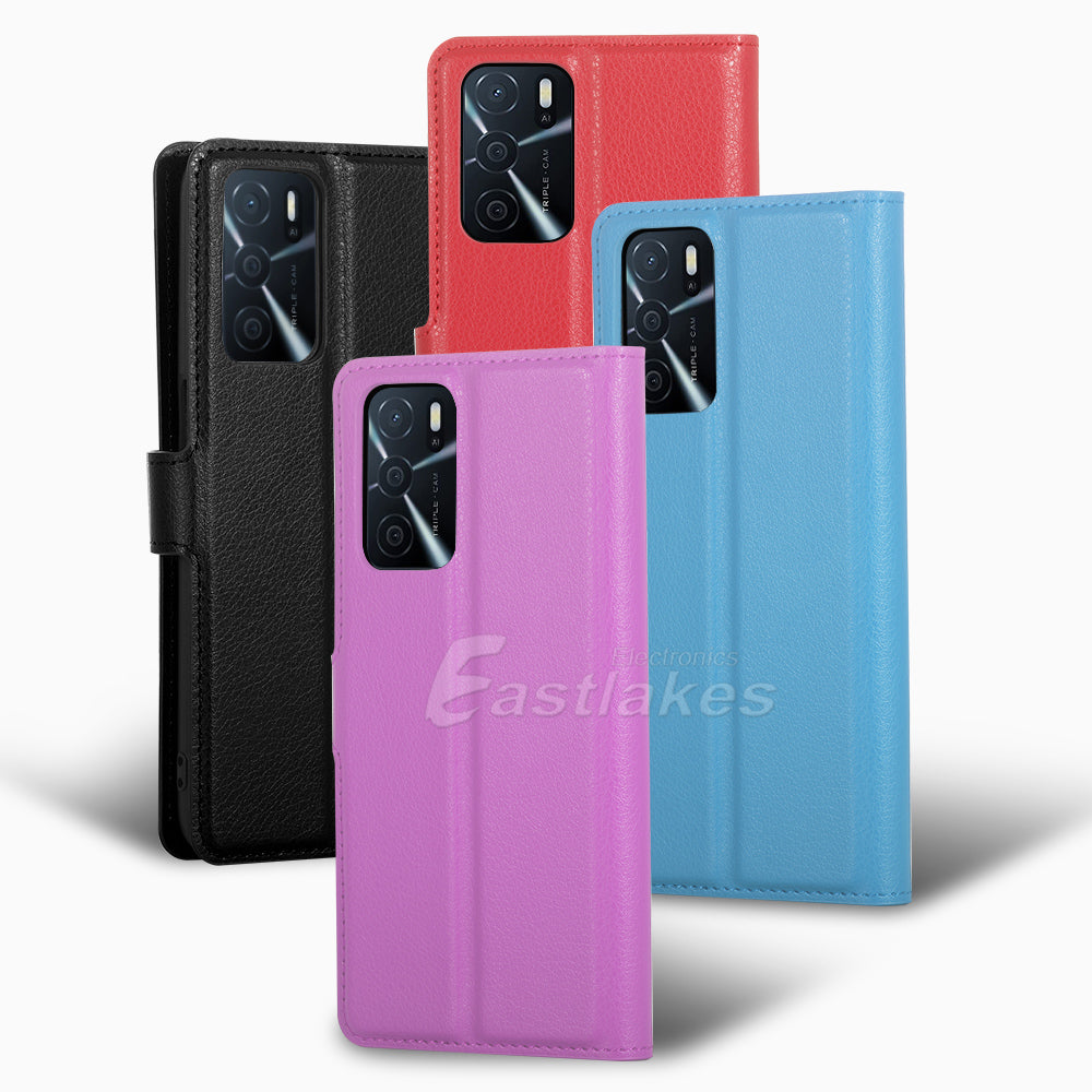 Leather Wallet Case For OPPO A16s A54s A54 A74 A93 - Eastlakes Electronics