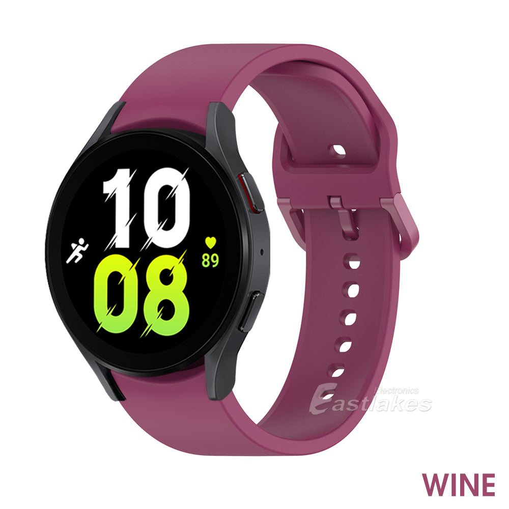 Silicone Watch Band For Samsung Galaxy Watch 4 / 4 Classic - Eastlakes Electronics