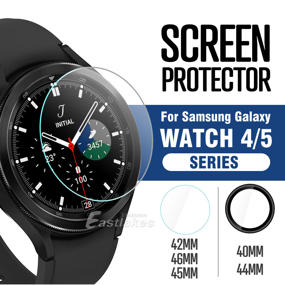 Tempered Glass Screen Protector For Samsung Galaxy Watch 4/ 5 - Eastlakes Electronics