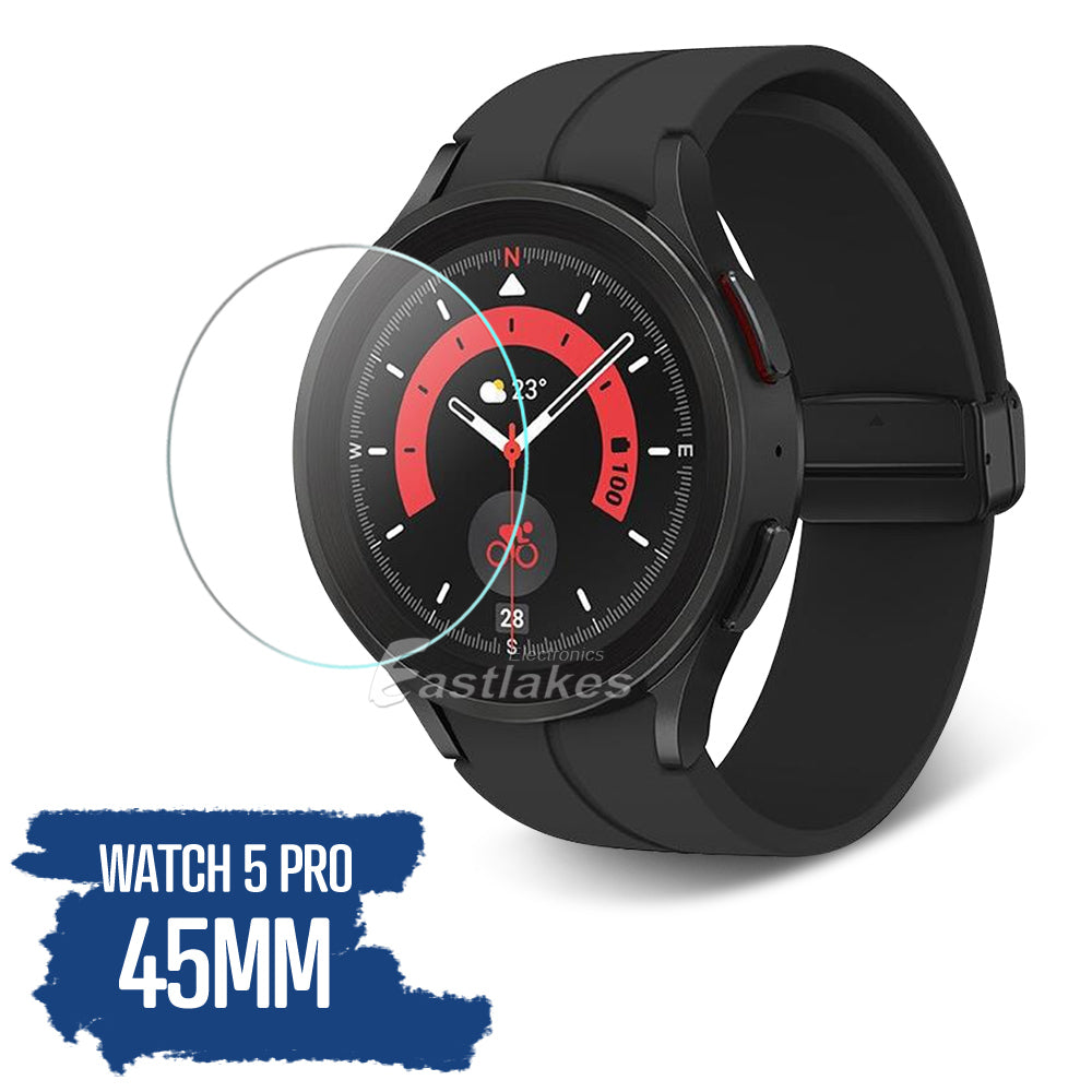 Tempered Glass Screen Protector For Samsung Galaxy Watch 4/ 5 - Eastlakes Electronics
