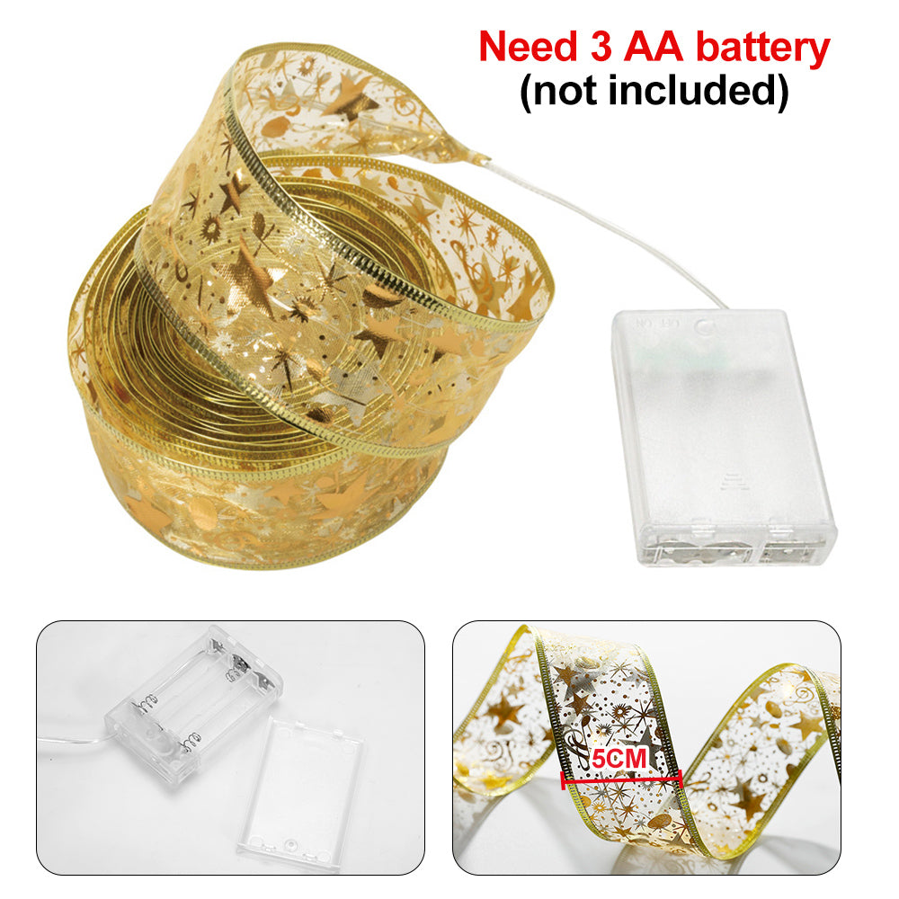 LED Ribbon Bow Fairy Lights - Eastlakes Electronics