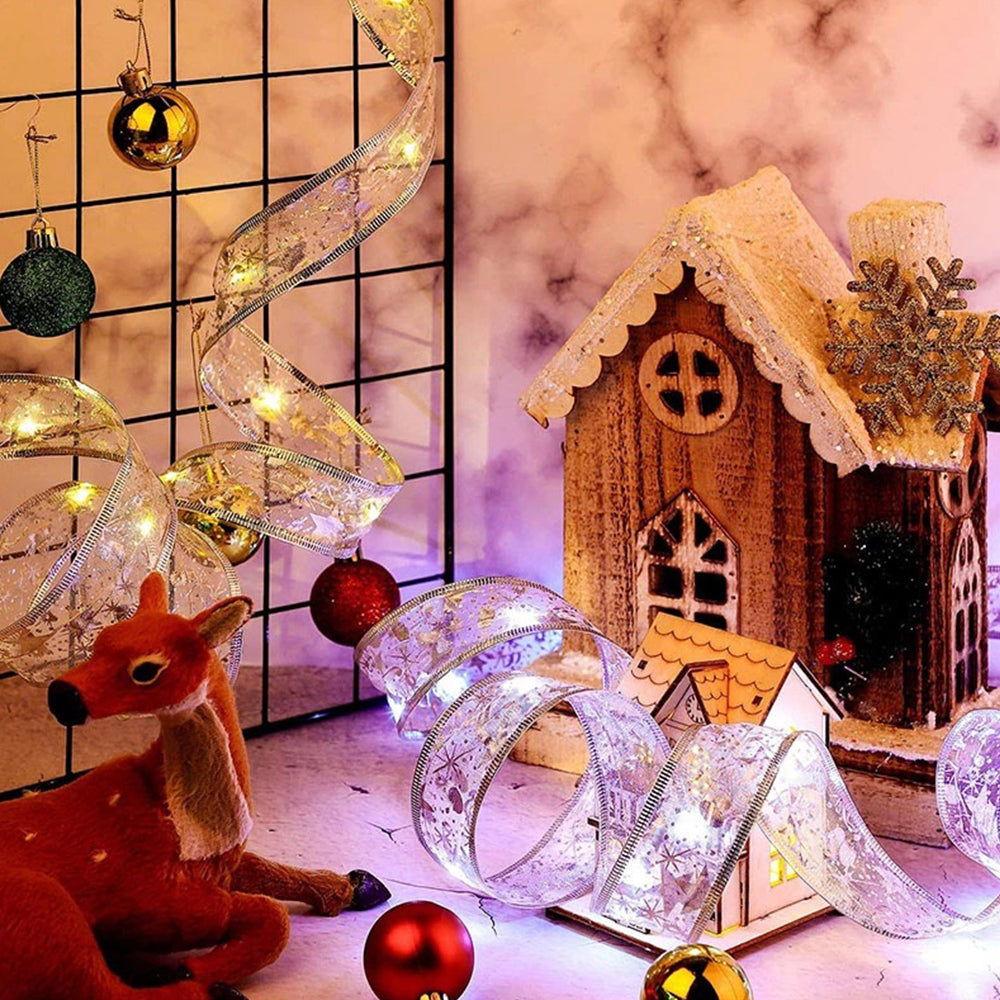 LED Ribbon Bow Fairy Lights - Eastlakes Electronics
