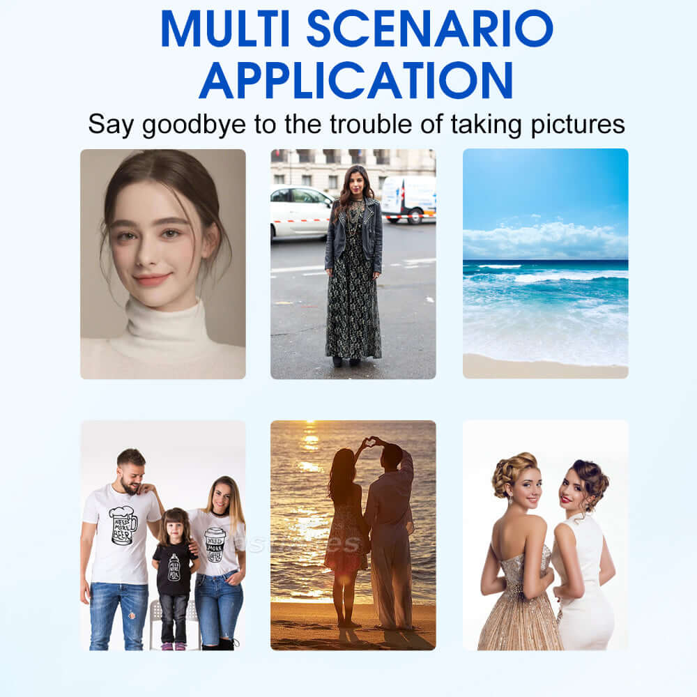 Wireless Bluetooth Camera Remote Control Rechargeable Shutter Mobile P